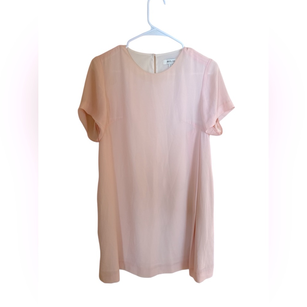 Size M US Pastel Pink Mini Dress - Asian Designer Brand (Elise)